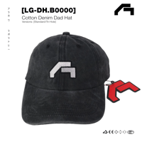 Image 1 of [LG-DH.B0000] Black Arakawa Dad Hat
