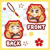 Rengoku NomNom Phone Charm