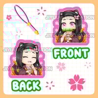 Nezuko NomNom Phone Charm