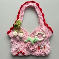 Image 1 of Strawberry Smiski Whimsy Bag 
