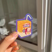 Image 2 of No More Emails Juice Star Holographic Sticker