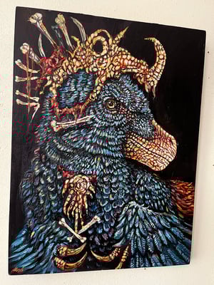 Image of "Sickle Claw' original oil painting