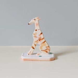 Image of Miniature Whippet Ornament - Light Brindle