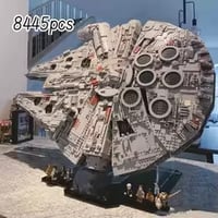 2025 IN Stock 8445Pcs The Large Millennium Ship Falcon Building Blocks Bricks