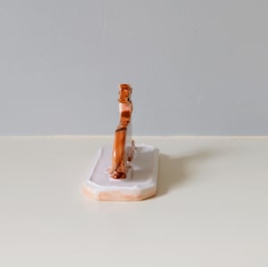 Image of Miniature Whippet Ornament - Dark Brindle