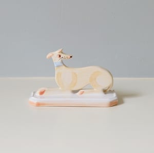Image of Miniature Whippet Ornament - Fawn.