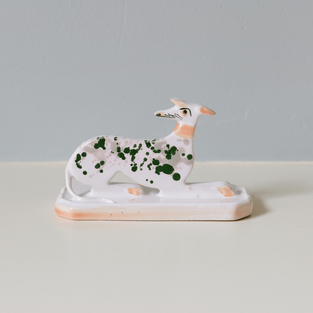 Image of Miniature Whippet Ornament - Chromium splat