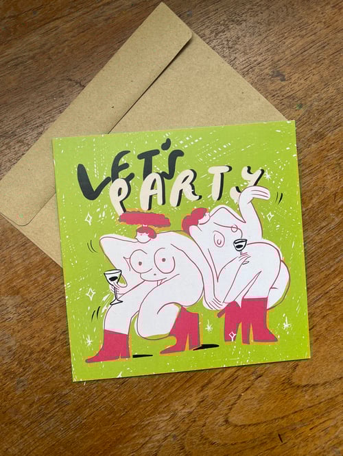 Image of Let’s Party Celebration Card