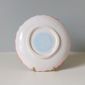 Image of Woman with Black Whippet - Small Plate