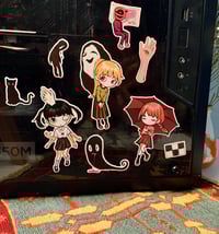 Image 2 of Yume Nikki vinyl sticker sheet