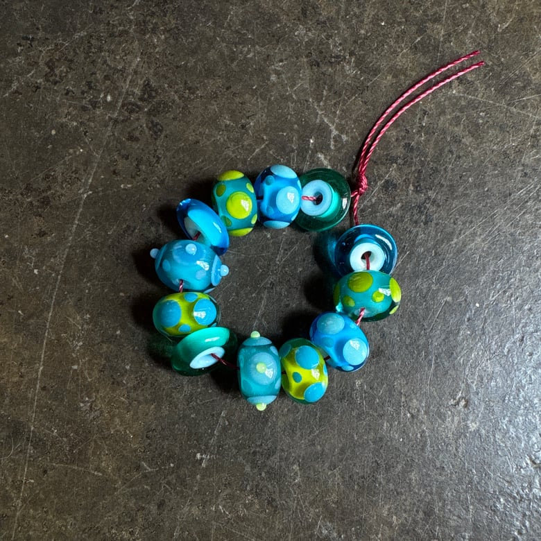 Image of Turquoise Mini Bead Collection