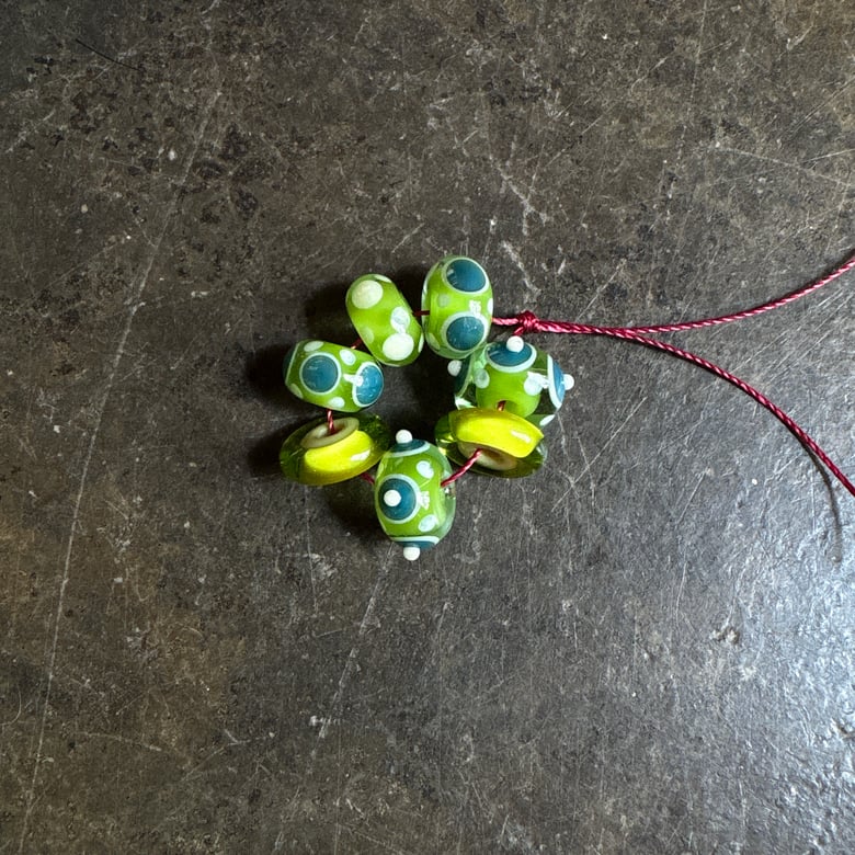 Image of Spring Green Mini Bead Collection