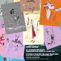 Custom A4/A5 Character Studies (Open House/Thought Bubble)