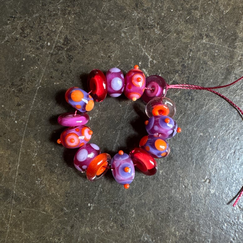 Image of Fusia Mini Bead Collection A