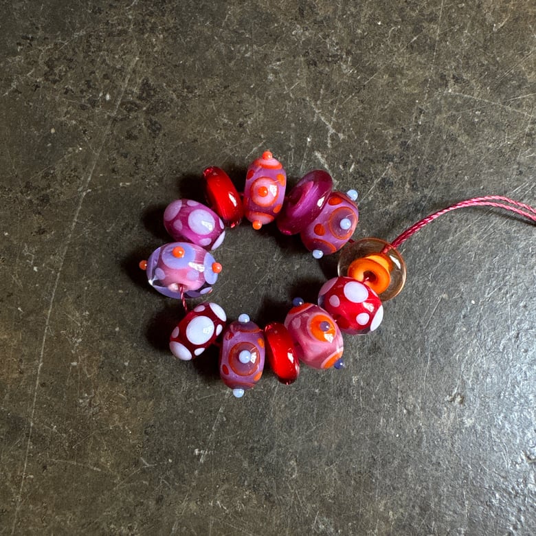 Image of Fusia Mini Bead Collection B
