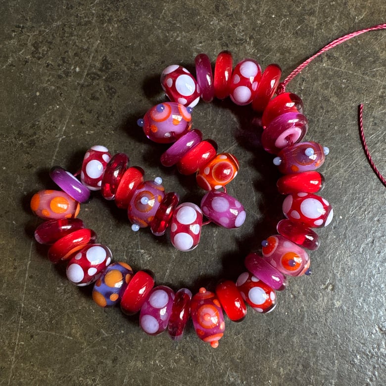 Image of  Fusia Mini Bead Collection A