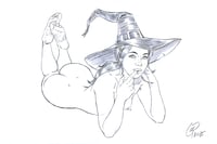 PONYTAIL WITCH Original sketch