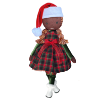 Evera Handmade Linen Christmas Girl Elf -(PREORDER ITEM- WILL SHIP ON OR BEFORE DECEMBER 1ST, 2025)