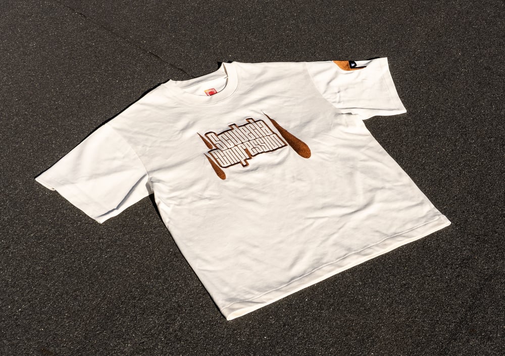 Image of Tee shirt BIG BOX LOGO crème