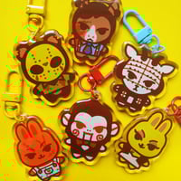 Image 2 of Horror Critters 2" Epoxy Acrylic Keychains