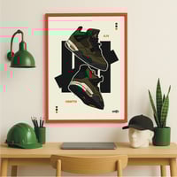 Image 4 of Sneaker Poster Air Jordan 4 x UNDEFEATED 2025