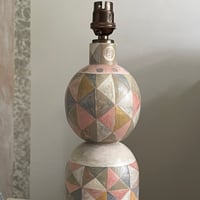 Image 2 of Adeline Painted Table Lamp (Pattern 2)