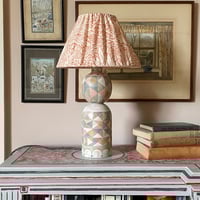 Image 1 of Adeline Painted Table Lamp (Pattern 2)