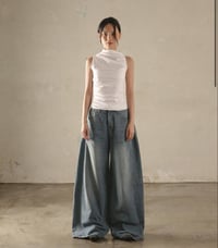 Image 3 of Hypnotism Studio Wide Pleated Jeans