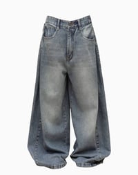 Image 1 of Hypnotism Studio Wide Pleated Jeans