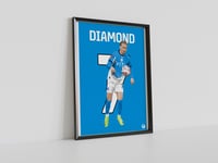 Jack Diamond Stockport County, Pennodraws Art Print