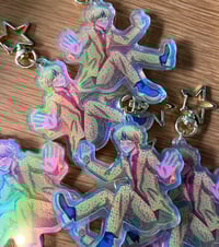 Holographic Insanity keychains - ON SALE