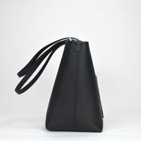 Image 5 of Michael Kors Charlie Saffiano Medium Tote with Small Zip Case - Black