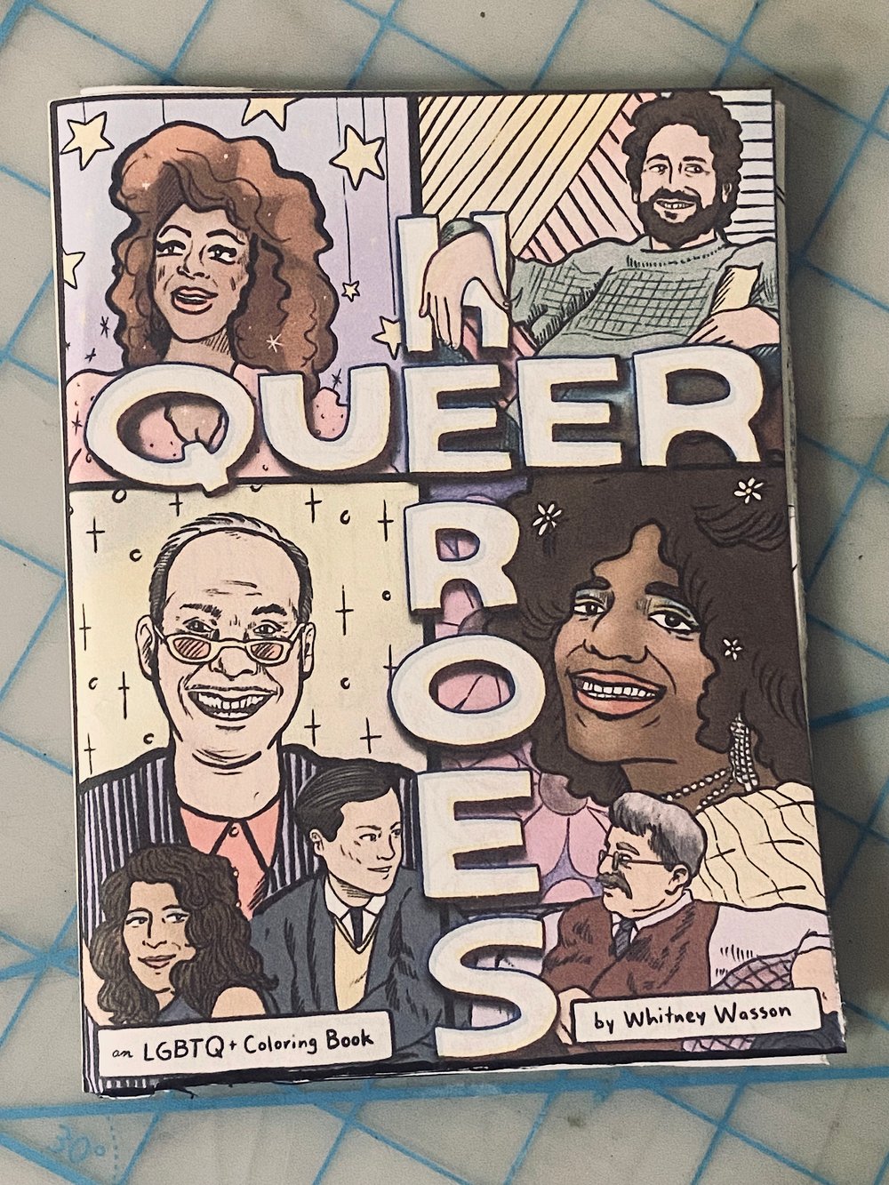 Mini Coloring Book: Queer Heroes