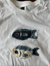 custom fish shirt (L)