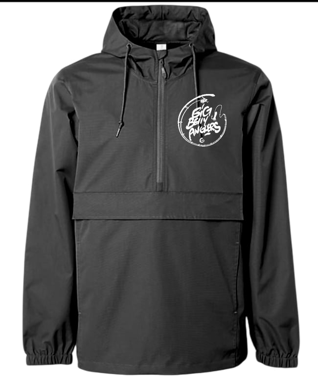 BBA fLAT BLaCK  windbreaker 