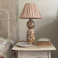 Image 1 of Adeline Painted Table Lamp (Pattern 4)
