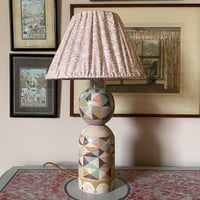 Image 4 of Adeline Painted Table Lamp (Pattern 4)