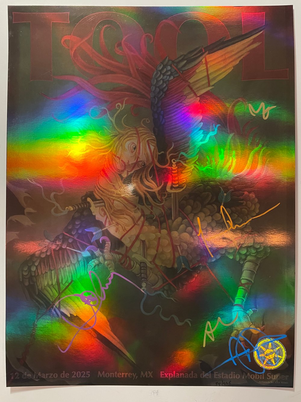 Image of Monterrey 2025 #154/225 (Band-Signed)