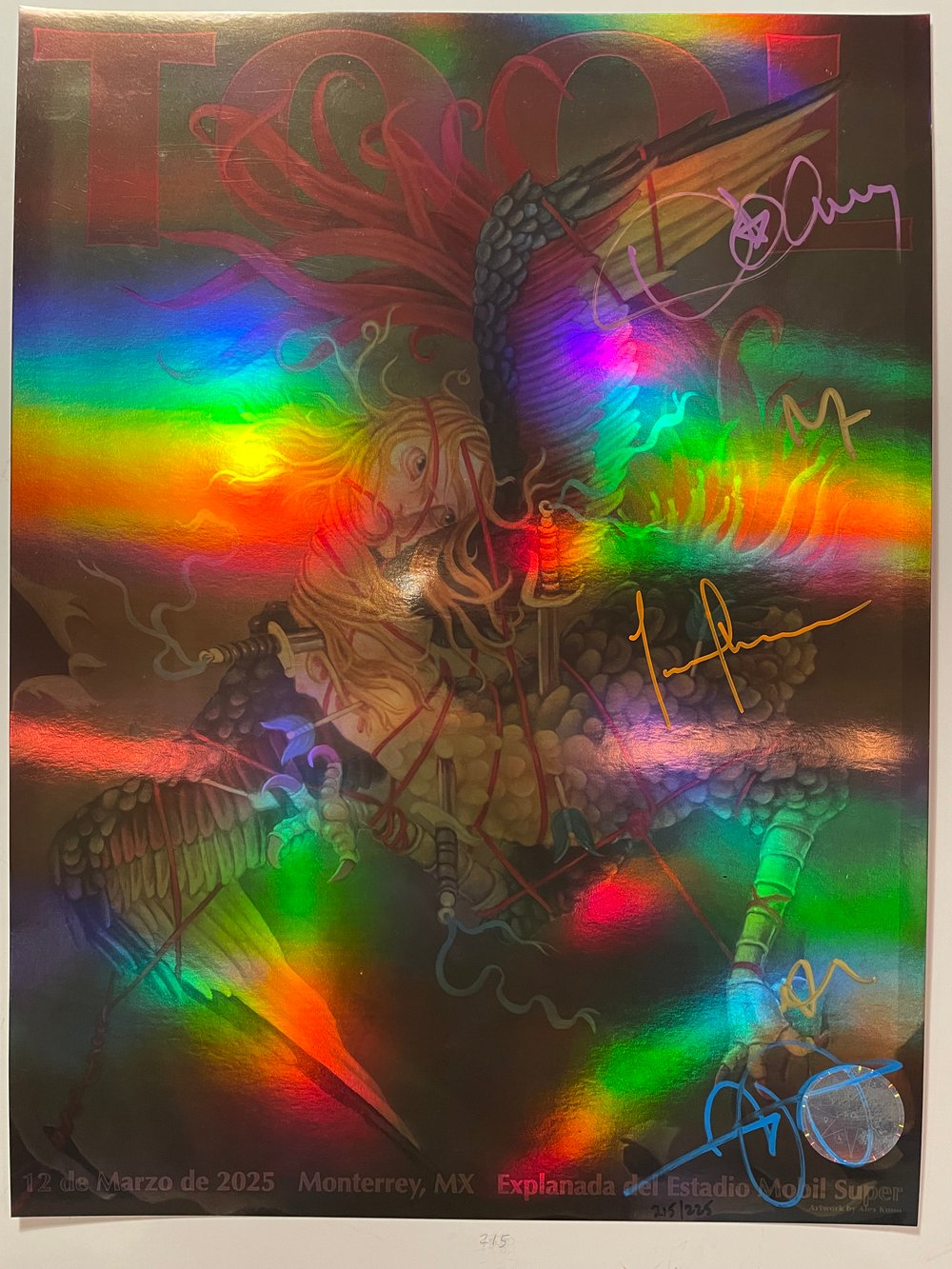 Image of Monterrey 2025 #215/225 (Band-Signed)