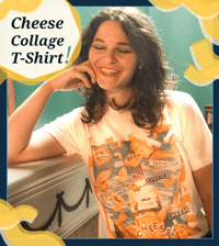 Image 1 of Cheese Collage T-Shirt