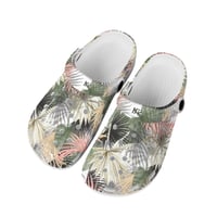 Image 2 of Women's Adult Croc Shoes- Island Fan and Palm Leaves