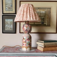 Image 4 of Adeline Painted Table Lamp (Pattern 3)