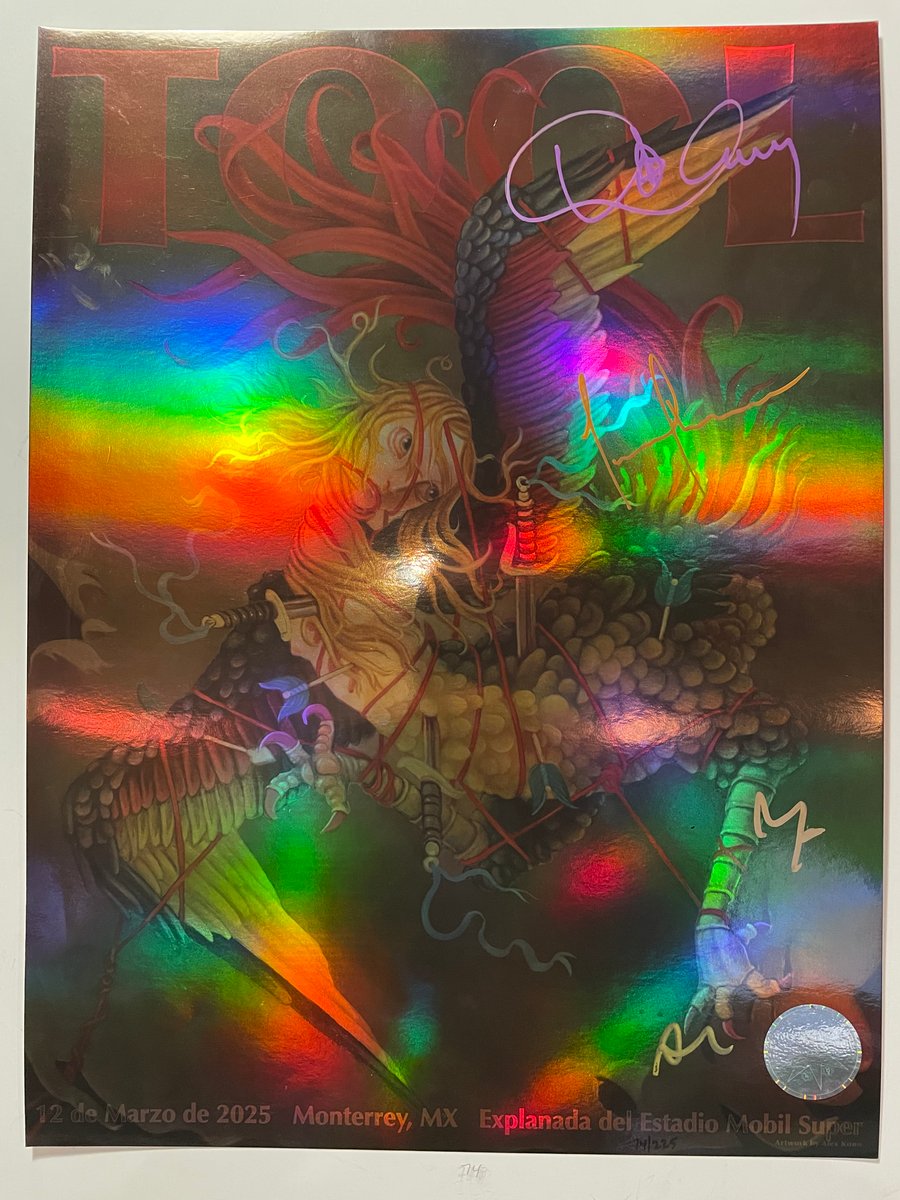 Image of Monterrey 2025 #74/226 (Band-Signed)