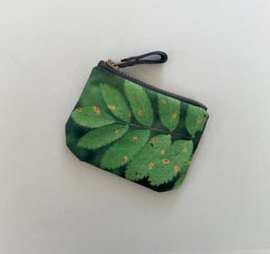 Image of Rowan leaf, tiny zipper purse