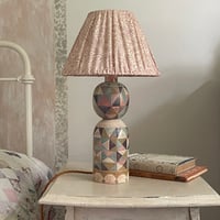 Image 1 of Adeline Painted Table Lamp (Pattern 5)