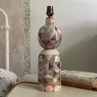 Image 2 of Adeline Painted Table Lamp (Pattern 5)