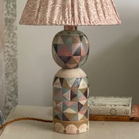 Image 3 of Adeline Painted Table Lamp (Pattern 5)