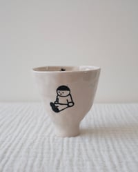 Image 1 of ‘Sitting down and thinking nothing’ cup