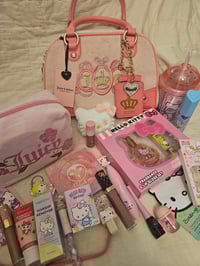 Image 3 of Juicy Couture Pink Satchel Meets Hello Kitty Bundle 