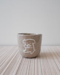 Image 1 of ‘Relaxing and drinking tea dog’ cup